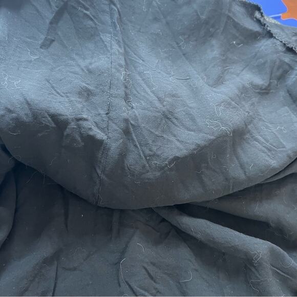 ANTHROPOLOGIE by Jane Black White Textured Floral Babydoll Dress Size 16 - Picture 13 of 16